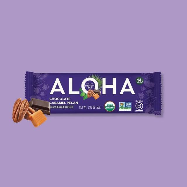ALOHA Organic Protein Bar · Chocolate Caramel Pecan