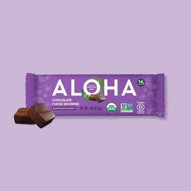 ALOHA Organic Protein Bar · Chocolate Fudge Brownie