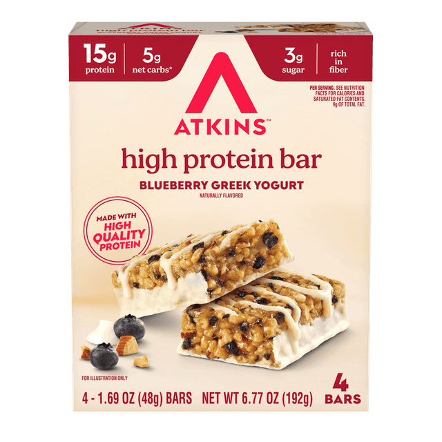 Atkins High Protein Bar · Blueberry Greek Yogurt