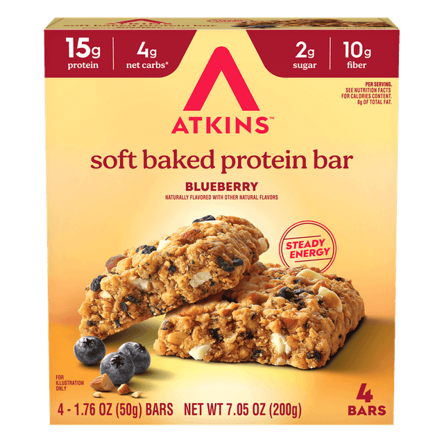 Atkins Soft Baked Protein Bar · Blueberry