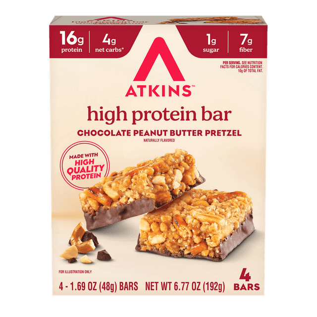 Atkins High Protein Bar · Chocolate Peanut Butter Pretzel
