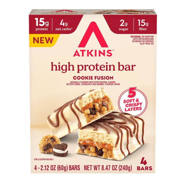 Atkins Layered High Protein Bar · Cookie Fusion