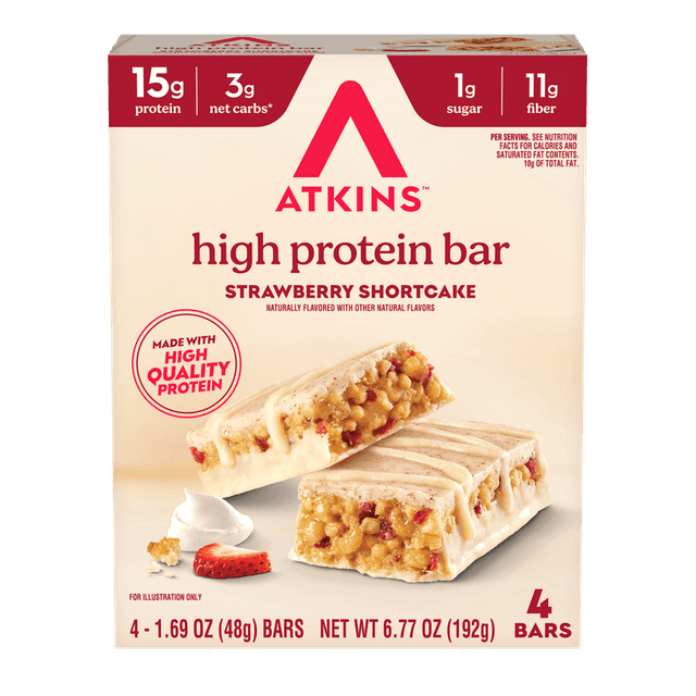 Atkins High Protein Bar · Strawberry Shortcake