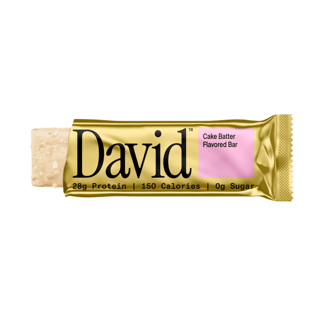David Protein Bar · Cake Batter