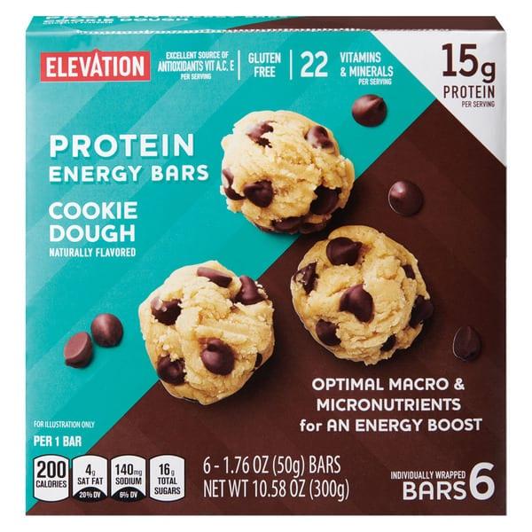 Elevation Protein Bar · Cookie Dough Protein Energy