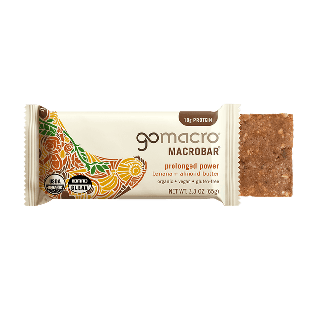 GoMacro MacroBar · Banana + Almond Butter
