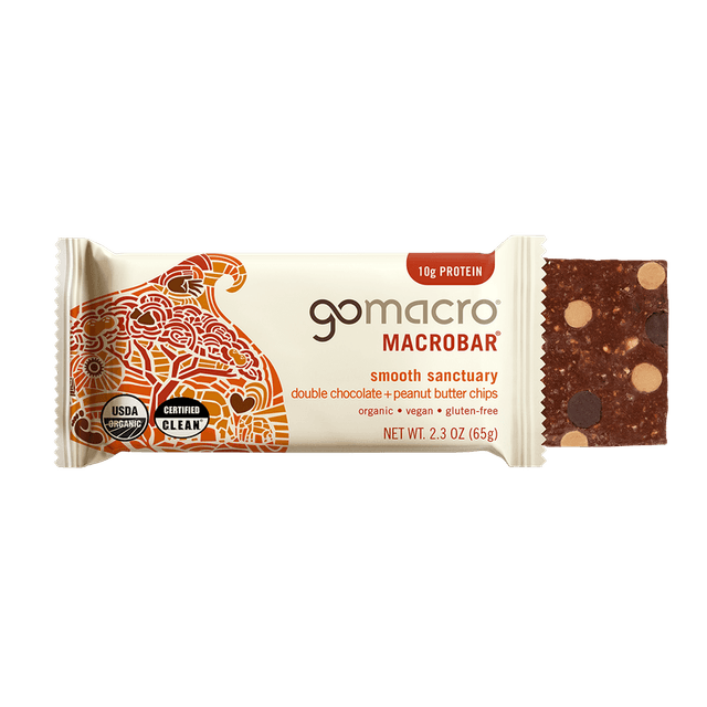 GoMacro MacroBar · Double Chocolate + Peanut Butter Chips