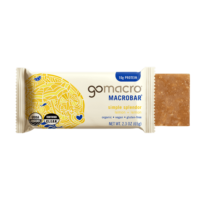 GoMacro MacroBar · Lemon + Lemon