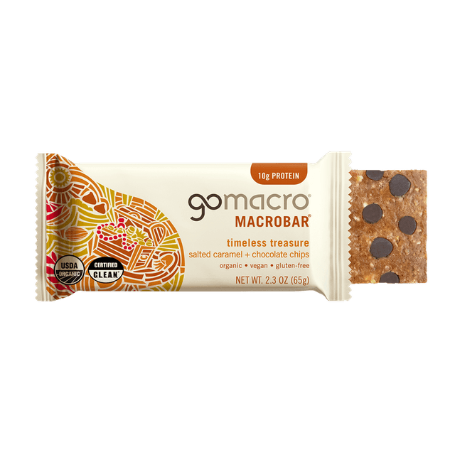 GoMacro MacroBar · Salted Caramel + Chocolate Chips