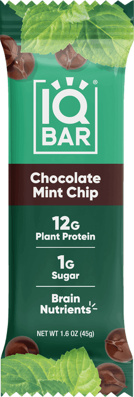 IQBAR Protein Bar · Chocolate Mint Chip