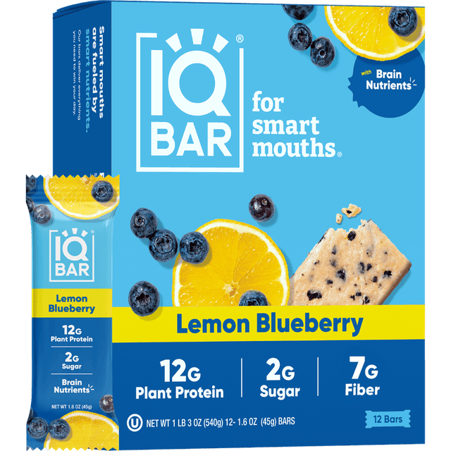 IQBAR Protein Bar · Lemon Blueberry
