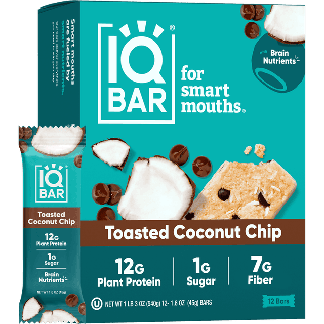 IQBAR Protein Bar · Toasted Coconut Chip