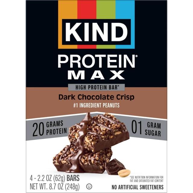 KIND Protein Max Bar · Dark Chocolate Crisp