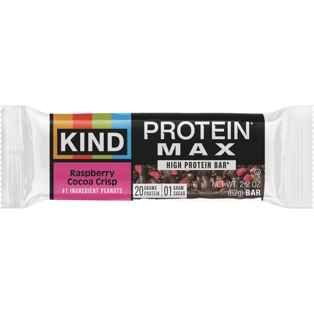 KIND Protein Max Bar · Raspberry Cocoa Crisp