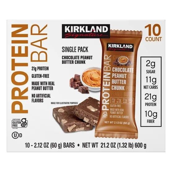 Kirkland Signature Protein Bar · Chocolate Peanut Butter Chunk