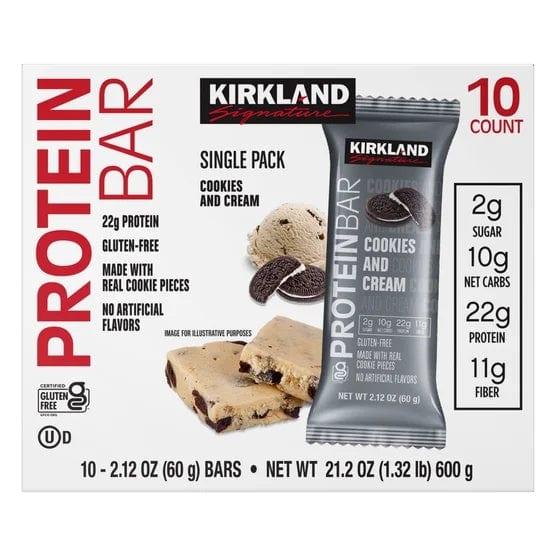 Kirkland Signature Protein Bar · Cookies and Cream