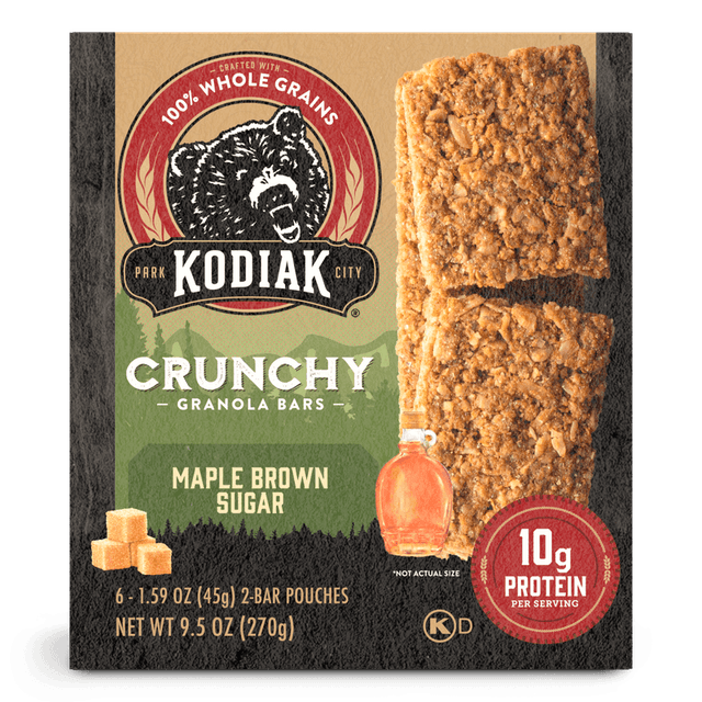Kodiak Crunchy Granola Bar · Maple & Brown Sugar