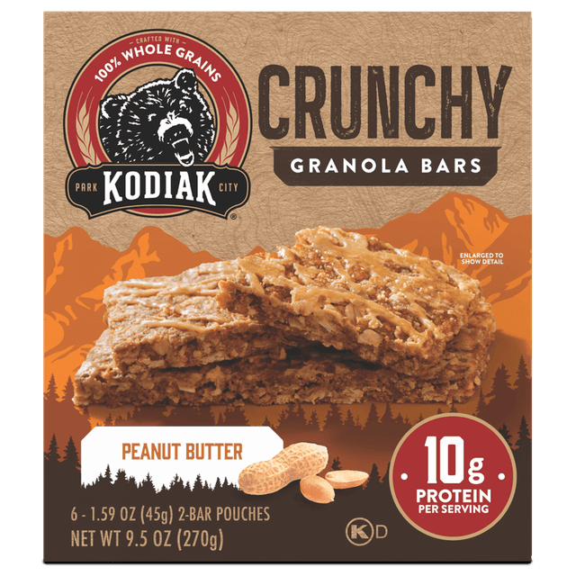Kodiak Crunchy Granola Bar · Peanut Butter