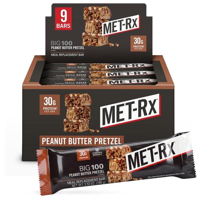MET-Rx Big 100 Bar · Peanut Butter Pretzel