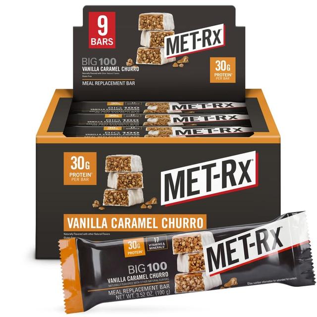 MET-Rx Big 100 Bar · Vanilla Caramel Churro