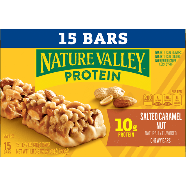 Nature Valley Protein Chewy Bar · Salted Caramel Nut