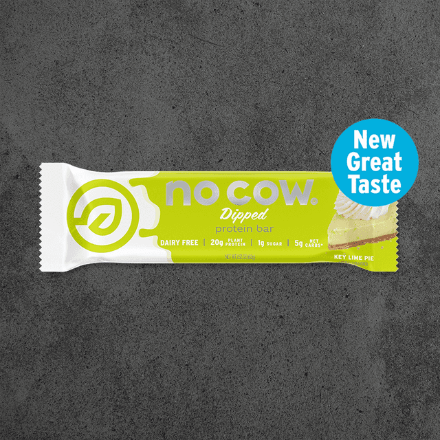 No Cow Protein Bar · Dipped Key Lime Pie