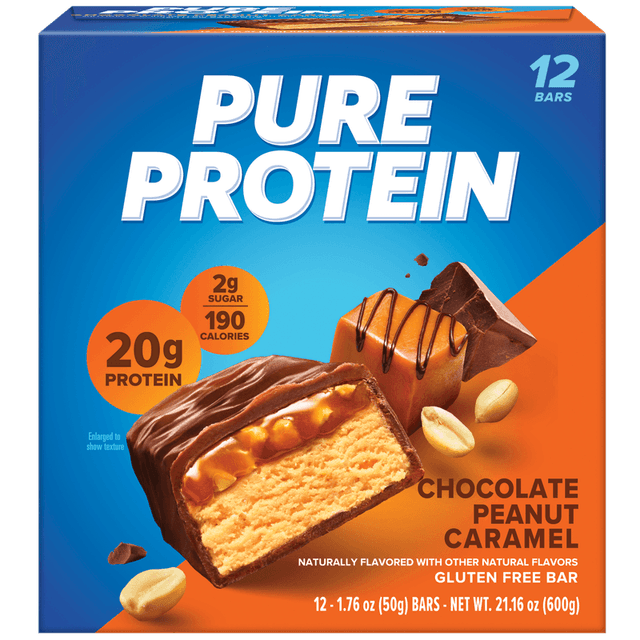 Pure Protein Bar · Chocolate Peanut Caramel