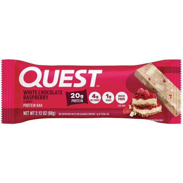 Quest Bar · White Chocolate Raspberry