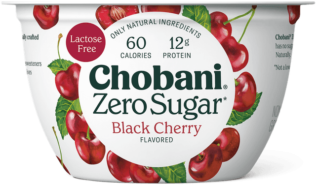 Chobani Zero Sugar · Black Cherry