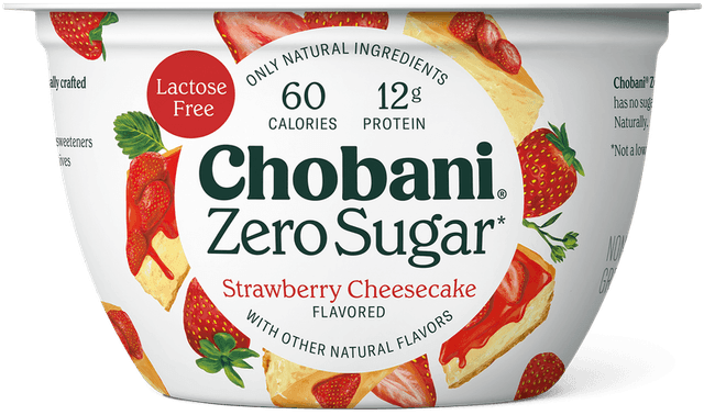 Chobani Zero Sugar · Strawberry Cheesecake