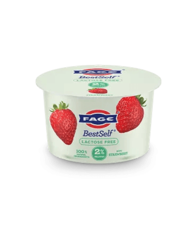 FAGE BestSelf Split Cup · Strawberry Lactose Free