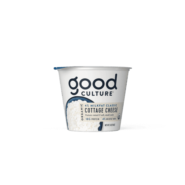 Good Culture Cottage Cheese · Organic Classic, 4% Milkfat