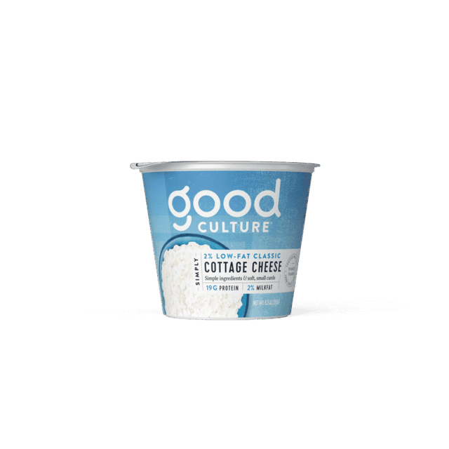 Good Culture Cottage Cheese · Simply Classic, 2% Milkfat