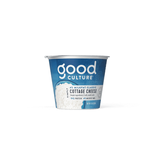 Good Culture Cottage Cheese · Simply Classic, 4% Milkfat
