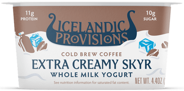 Icelandic Provisions Extra Creamy Skyr · Cold Brew Coffee