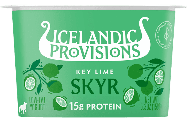 Icelandic Provisions Traditional Skyr · Key Lime