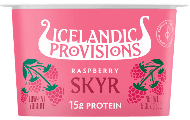 Icelandic Provisions Traditional Skyr · Raspberry