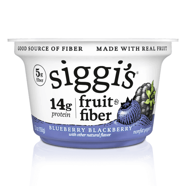 siggi's Fruit & Fiber Nonfat Skyr · Blueberry Blackberry