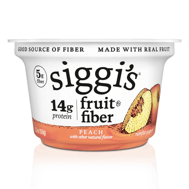siggi's Fruit & Fiber Nonfat Skyr · Peach