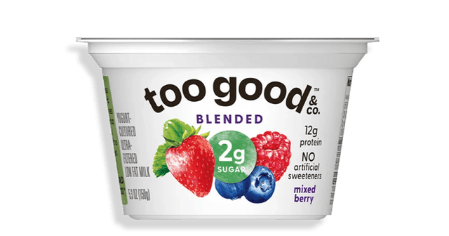 Too Good & Co. Blended Yogurt · Mixed Berry