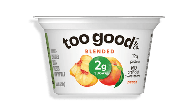 Too Good & Co. Blended Yogurt · Peach