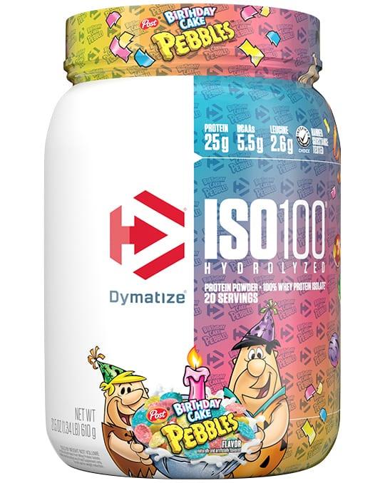 Dymatize ISO100 · Pebbles Birthday Cake