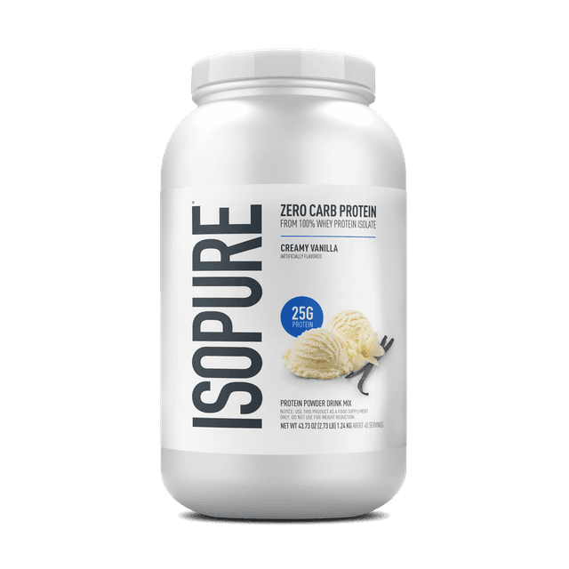 Isopure Zero Carb · Creamy Vanilla