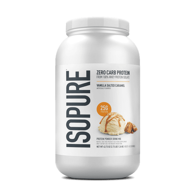 Isopure Zero Carb · Vanilla Salted Caramel