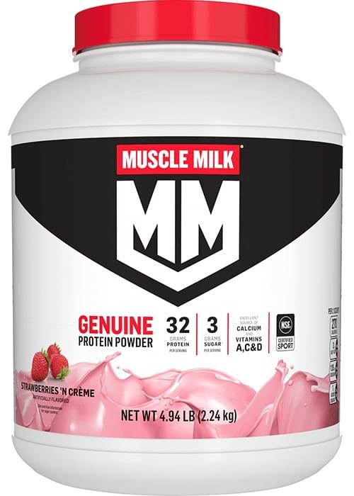 Muscle Milk Genuine Protein Powder · Strawberries 'N Crème