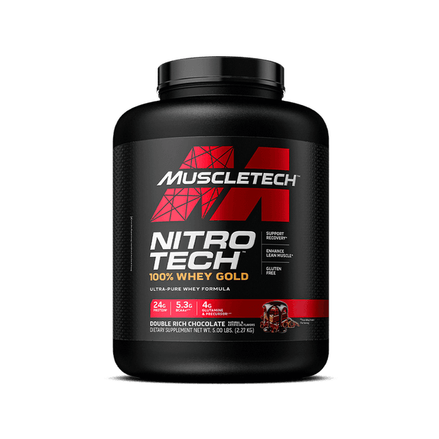MuscleTech Nitro-Tech Whey Gold · Double Rich Chocolate