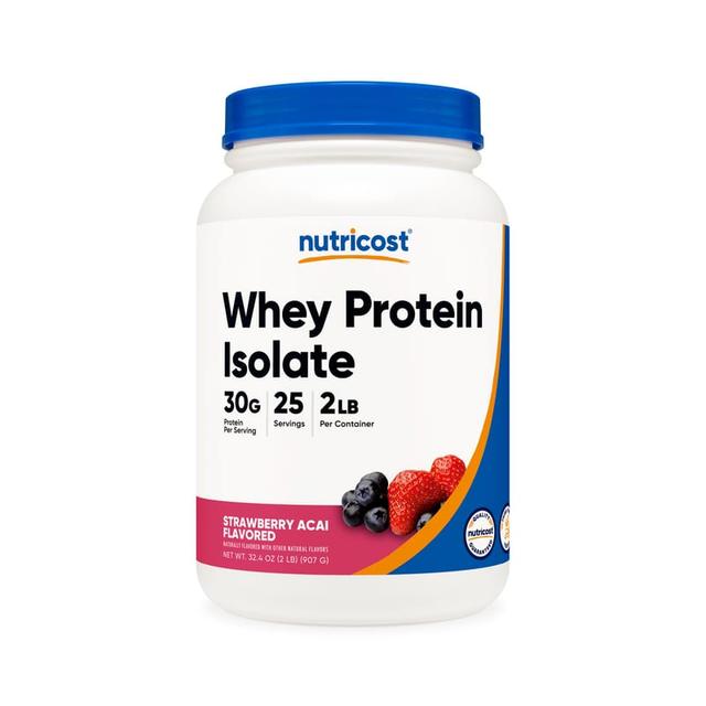 Nutricost Whey Protein Isolate · Strawberry Acai