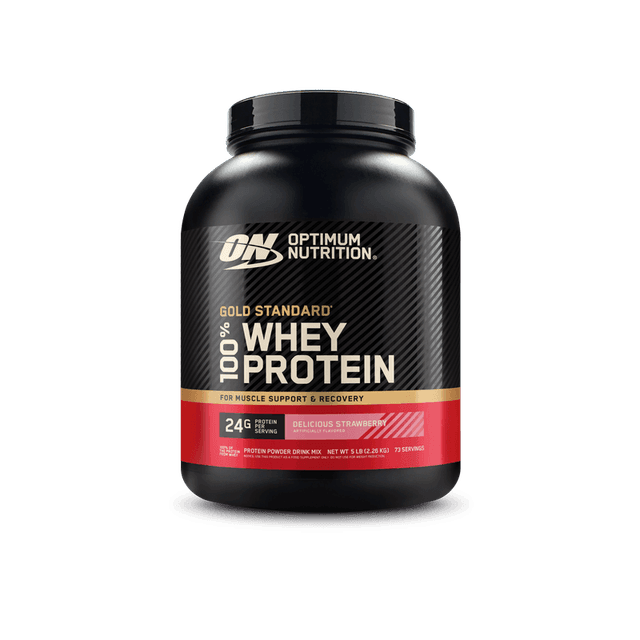 Optimum Nutrition Gold Standard 100% Whey · Delicious Strawberry