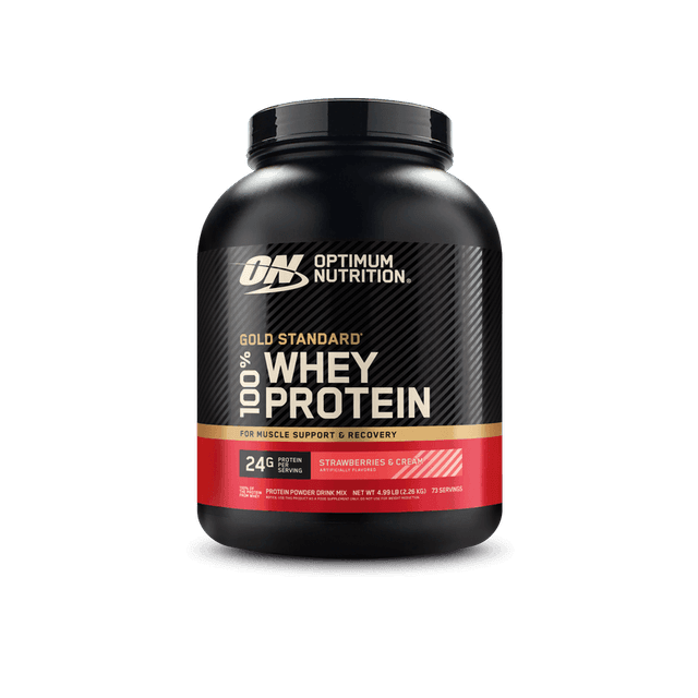 Optimum Nutrition Gold Standard 100% Whey · Strawberries & Cream