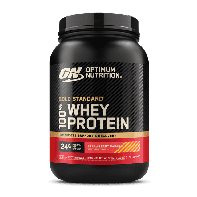 Optimum Nutrition Gold Standard 100% Whey · Strawberry Banana